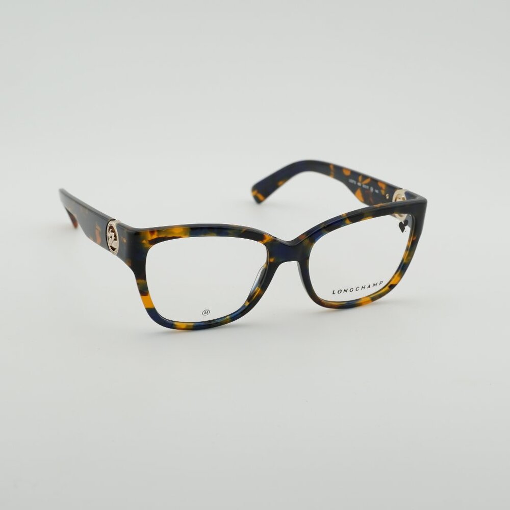 Longchamp LO2712 430 Eyeglasses Blue Havana 53mm Square Frame